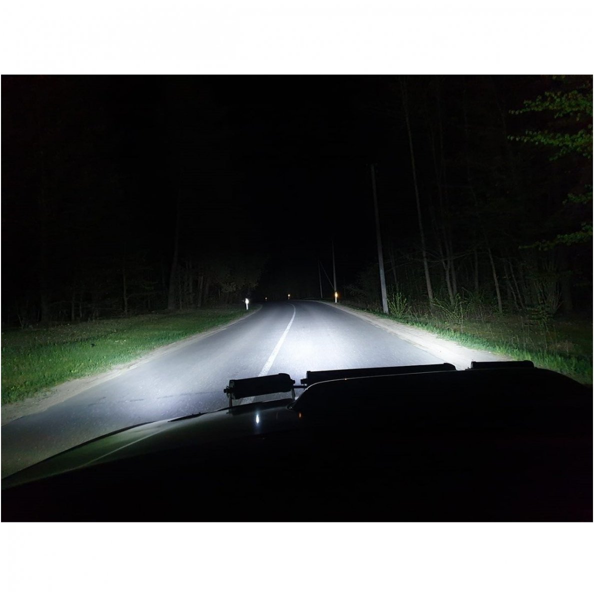LED BAR sertifikuotas žibintas 60W 6000LM 12-24V (E9 HR PL) FLOOD 21cm 14