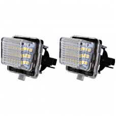 2x LED MB W204,, W212, W216, W221 18 SMD 3w/12v numerio apšvietimo lemputės