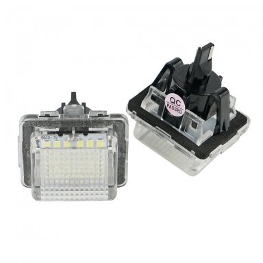 2x LED MB W204, W212, W216, W221, W207 18 SMD 3w/12v Sertifikuotas numerio apšvietimo lemputės 2x LED MB W204, W212, W216, W221, W207 18 SMD 3w/12v Sertifikuotas numerio apšvietimo lemputės