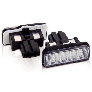 Sertifikuotas 2x Led OEM Error-free numerio apšvietimas Mercedes Benz W203-5D Universal, W211, W211 Universal, W219, R171 Sertifikuotas 2x Led OEM Error-free numerio apšvietimas Mercedes Benz W203-5D Universal, W211, W211 Universal, W219, R171