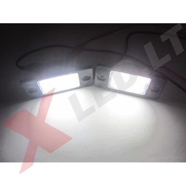 Sertifikuotas 2x Led OEM Error-free numerio apšvietimas Volkswagen Porsche automobilių 18 SMD 6000k Sertifikuotas 2x Led OEM Error-free numerio apšvietimas Volkswagen Porsche automobilių 18 SMD 6000k