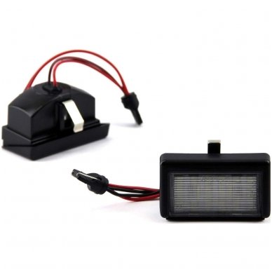 Sertifikuotas 2x LED MB ML W164 18 SMD 3w/12v numerio apšvietimo lemputės 1