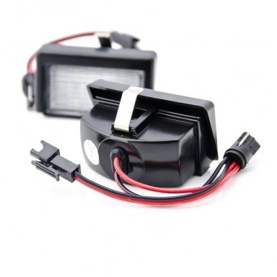 Sertifikuotas 2x LED MB ML W164 18 SMD 3w/12v numerio apšvietimo lemputės 4 Sertifikuotas 2x LED MB ML W164 18 SMD 3w/12v numerio apšvietimo lemputės 4