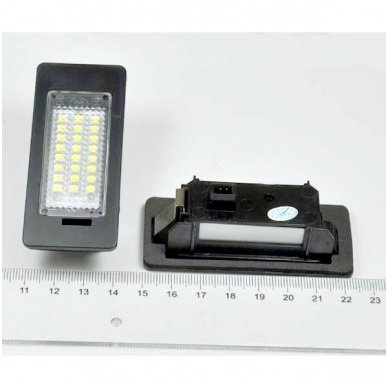 Sertifikuotas 2x Led OEM Error-free numerio apšvietimas Audi A4 A5 Q5 S5 TT, VW Passat 5D R36, 24 SMD 6000k 2 Sertifikuotas 2x Led OEM Error-free numerio apšvietimas Audi A4 A5 Q5 S5 TT, VW Passat 5D R36, 24 SMD 6000k 2