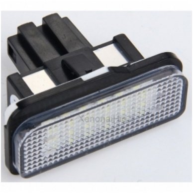 Sertifikuotas 2x Led OEM Error-free numerio apšvietimas Mercedes Benz W203-5D Universal, W211, W211 Universal, W219, R171 1
