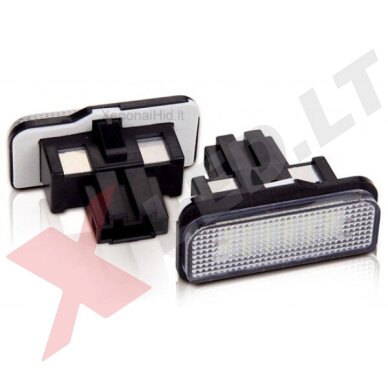 Sertifikuotas 2x Led OEM Error-free numerio apšvietimas Mercedes Benz W203-5D Universal, W211, W211 Universal, W219, R171 Sertifikuotas 2x Led OEM Error-free numerio apšvietimas Mercedes Benz W203-5D Universal, W211, W211 Universal, W219, R171