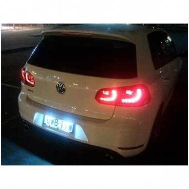 2x Sertifikuotas Led OEM Error-free numerio apšvietimas Volkswagen, Škoda automobilių 18 SMD 6000k 1 2x Sertifikuotas Led OEM Error-free numerio apšvietimas Volkswagen, Škoda automobilių 18 SMD 6000k 1