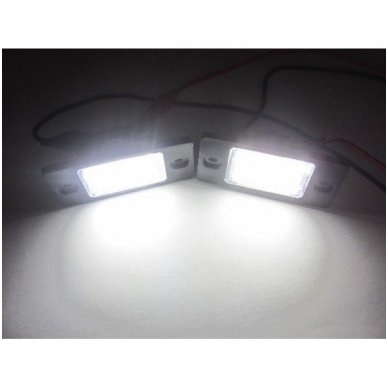 Sertifikuotas 2x Led OEM Error-free numerio apšvietimas Volkswagen Porsche automobilių 18 SMD 6000k 1 Sertifikuotas 2x Led OEM Error-free numerio apšvietimas Volkswagen Porsche automobilių 18 SMD 6000k 1