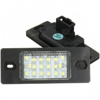 Sertifikuotas 2x Led OEM Error-free numerio apšvietimas Volkswagen Porsche automobilių 18 SMD 6000k Sertifikuotas 2x Led OEM Error-free numerio apšvietimas Volkswagen Porsche automobilių 18 SMD 6000k