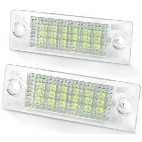 2x Sertifikuotas Led OEM Error-free numerio apšvietimas Volkswagen, Škoda automobilių 18 SMD 6000k 2x Sertifikuotas Led OEM Error-free numerio apšvietimas Volkswagen, Škoda automobilių 18 SMD 6000k