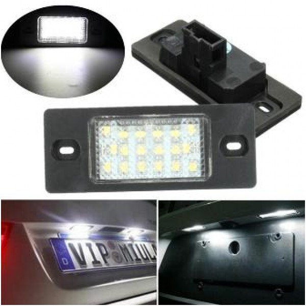 Sertifikuotas 2x Led OEM Error-free numerio apšvietimas  Volkswagen Porsche automobilių 18 SMD 6000k 5
