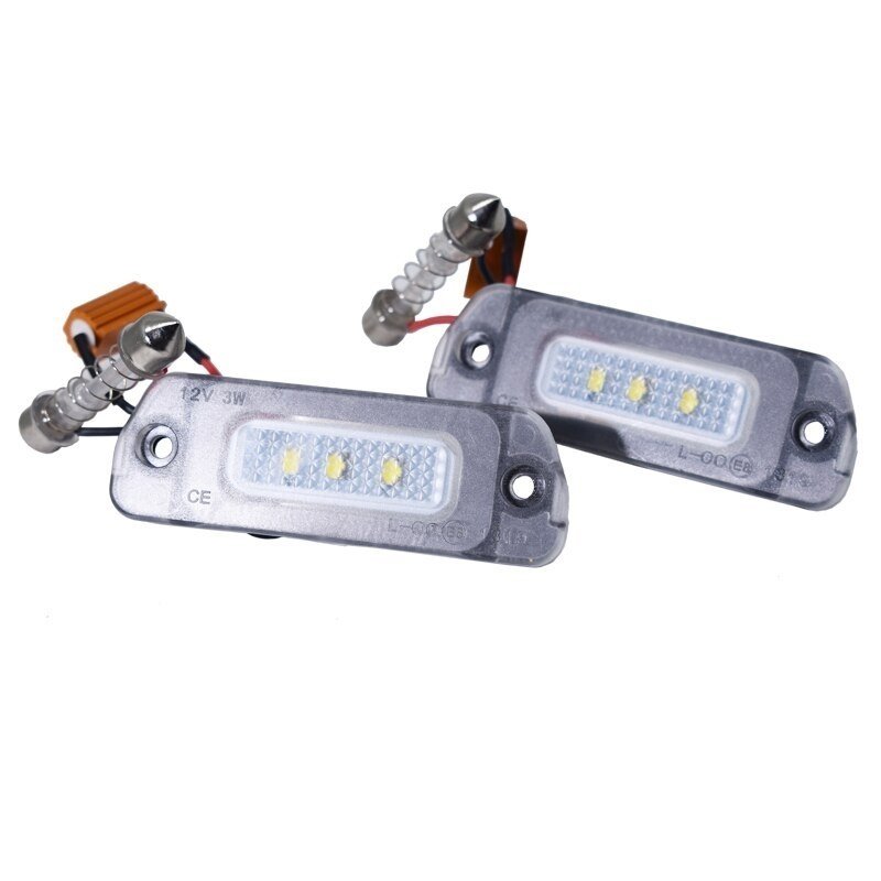 2x LED Mercedes - Benz GL ML R Sertifikuotas numerio apšvietimo lemputės 3