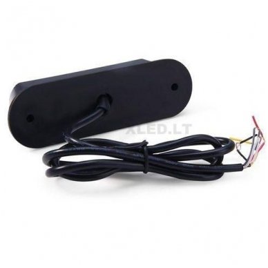 Įspėjamasis galingas 4 LED švyturėlis - raudonas 12V-24V 4 Įspėjamasis galingas 4 LED švyturėlis - raudonas 12V-24V 4