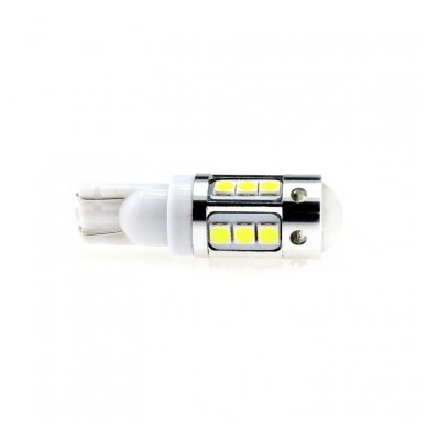 LED lemputė T10 / T15 / W5W / W16W geltona AMBER 1
