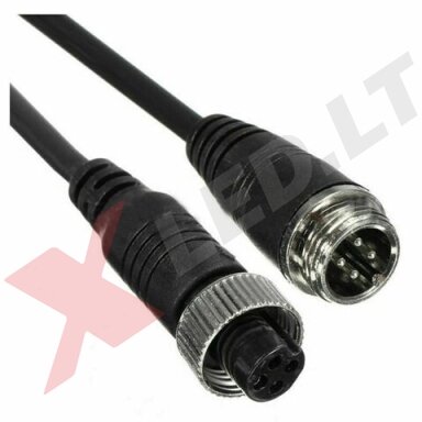 4PIN spec. technikos kamerų laidas 5 metrai 4PIN spec. technikos kamerų laidas 5 metrai