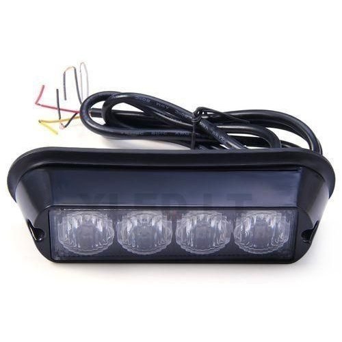 Įspėjamasis galingas 4 LED švyturėlis - raudonas 12V-24V 5 Įspėjamasis galingas 4 LED švyturėlis - raudonas 12V-24V 5