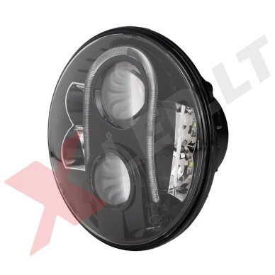 7" LED HIGH/LOW + gabaritas (A02) priekinis sertifikuotas žibintas 1 7" LED HIGH/LOW + gabaritas (A02) priekinis sertifikuotas žibintas 1