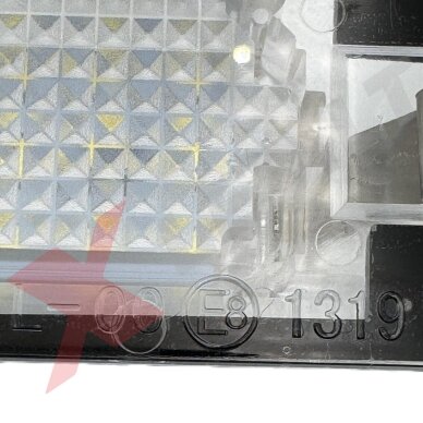 AUDI Sertifikuotas led OEM CAN BUS Error-free numerio apšvietimo komplektas 18 SMD 6000k 1