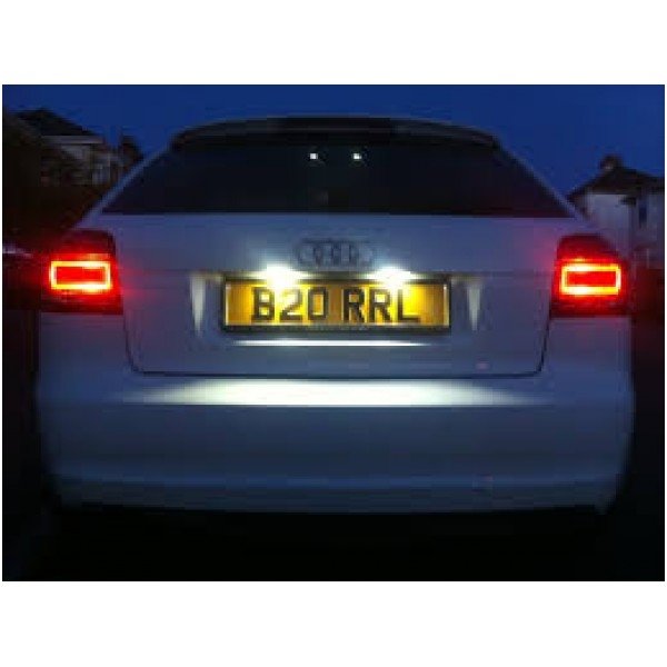 AUDI Sertifikuotas led OEM CAN BUS Error-free numerio apšvietimo komplektas 18 SMD 6000k 3 AUDI Sertifikuotas led OEM CAN BUS Error-free numerio apšvietimo komplektas 18 SMD 6000k 3