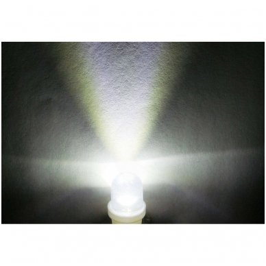 Balta Led lemputė T5 - 1 LED 1