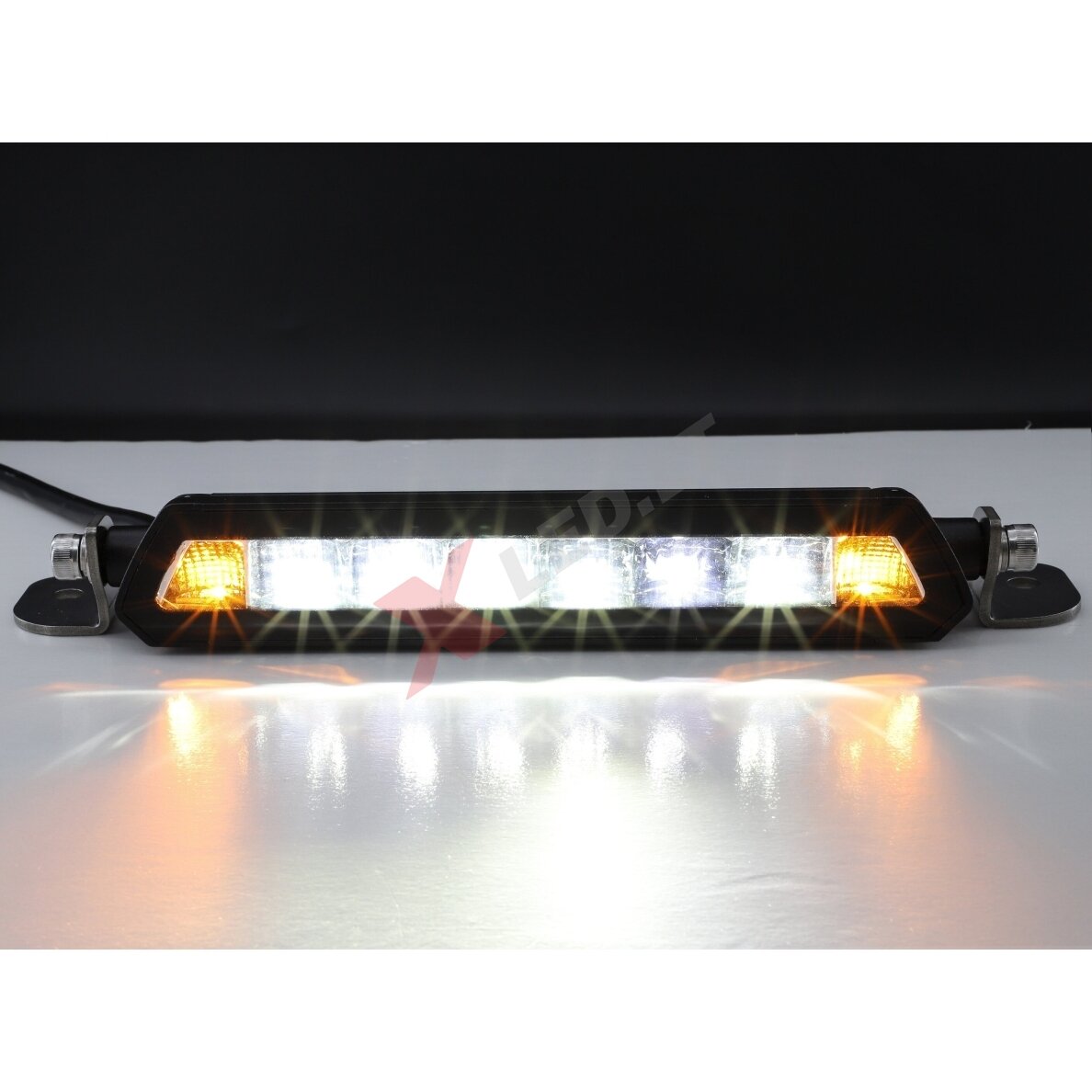 BLACK SLIM LED BAR žibintas 84W 8400LM 12-24V + posūkis ir gabaritas 53cm. 9 BLACK SLIM LED BAR žibintas 84W 8400LM 12-24V + posūkis ir gabaritas 53cm. 9