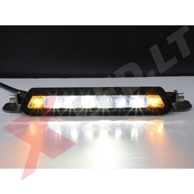 BLACK SLIM LED BAR žibintas 36W 3600LM 12-24V + posūkis ir gabaritas 27cm. 4 BLACK SLIM LED BAR žibintas 36W 3600LM 12-24V + posūkis ir gabaritas 27cm. 4