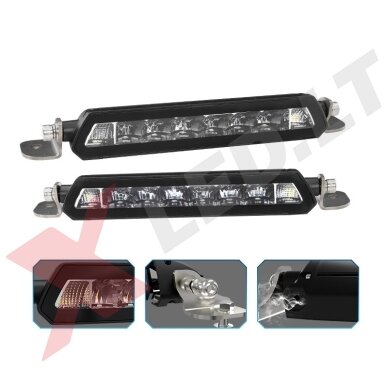 BLACK SLIM LED BAR žibintas 84W 8400LM 12-24V + posūkis ir gabaritas 53cm. 8 BLACK SLIM LED BAR žibintas 84W 8400LM 12-24V + posūkis ir gabaritas 53cm. 8