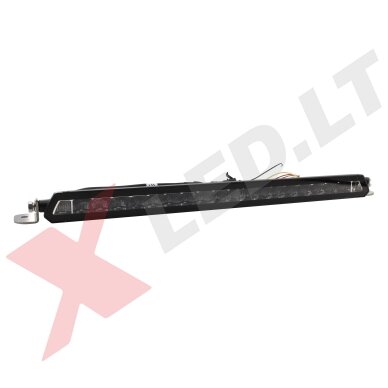 BLACK SLIM LED BAR žibintas 84W 8400LM 12-24V + posūkis ir gabaritas 53cm. 3