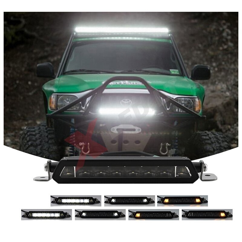 BLACK SLIM LED BAR žibintas 192W 19200LM 12-24V + posūkis ir gabaritas 101cm. 23