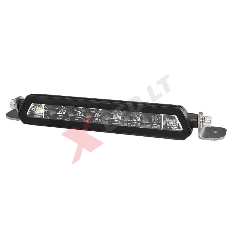 BLACK SLIM LED BAR žibintas 36W 3600LM 12-24V + posūkis ir gabaritas 27cm.