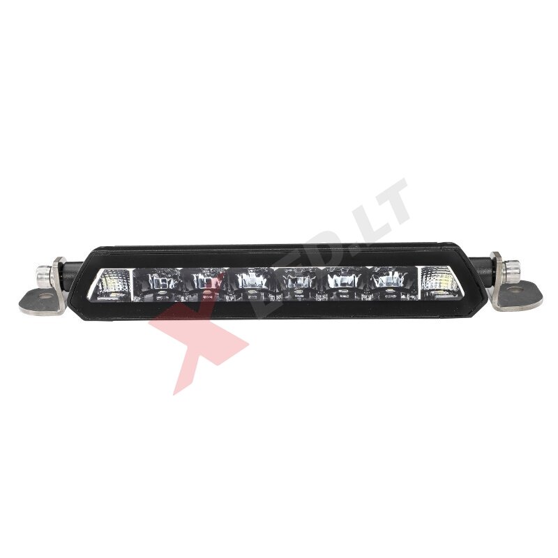 BLACK SLIM LED BAR žibintas 36W 3600LM 12-24V + posūkis ir gabaritas 27cm. 11