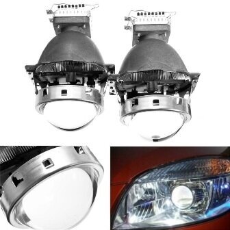 BMW E46 | E90 ZKW apvalus lęšis Q5 OEM Bi-Xenon 3.0 colio remonto linzės D2S D1S D3S 10