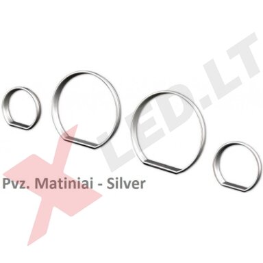 BMW MATINIAI 5 e60, e61 M stiliaus spidometro žiedai BMW MATINIAI 5 e60, e61 M stiliaus spidometro žiedai