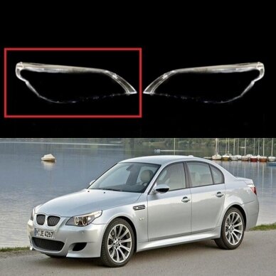 BMW 5 E60/E61 LCI XENON (2007-2010) - Dešinės pusės žibinto stiklas BMW 5 E60/E61 LCI XENON (2007-2010) - Dešinės pusės žibinto stiklas