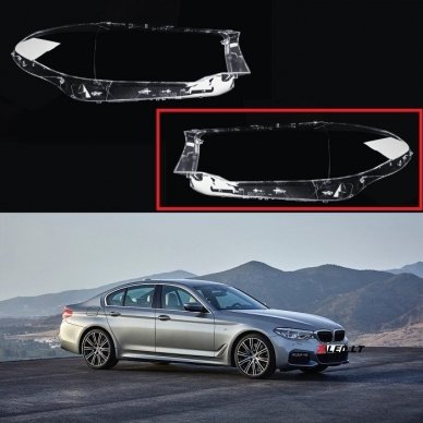 BMW 5 G30/G31 (2014-2019) - Kairės pusės žibinto stiklas