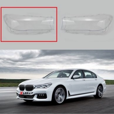 BMW 7 G11/G12 (2015-2019) - Dešinės pusės žibinto stiklas BMW 7 G11/G12 (2015-2019) - Dešinės pusės žibinto stiklas