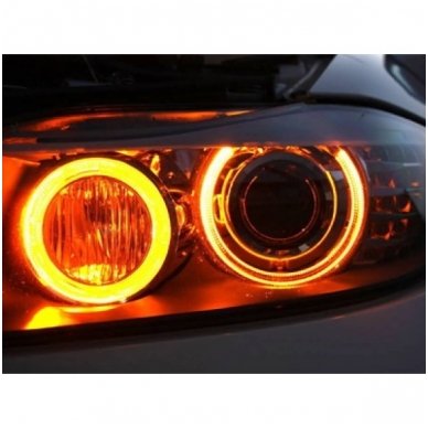 BMW Amber Eyes 12W led markeriai CAN BUS - 5 e39/ x5 e53/5 e60/ 5 touring e61/ 6 e63/ 6 e64/ 7 e65/ 7 e66/ x3 e83/ 1 e87 / 1