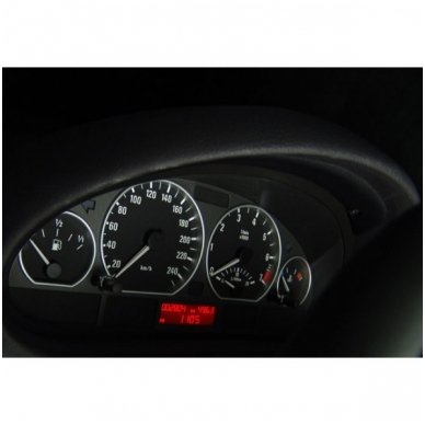 BMW CHROME 3 e46 M stiliaus spidometro žiedai 5