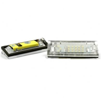Sertifikuotas BMW E39 5 serijos touring 5 durys 18 SMD LED numerio apšvietimo lemputės 2