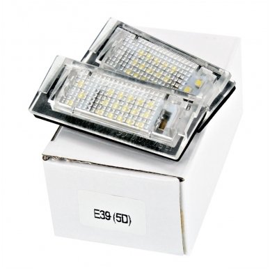 Sertifikuotas BMW E39 5 serijos touring 5 durys 18 SMD LED numerio apšvietimo lemputės 4 Sertifikuotas BMW E39 5 serijos touring 5 durys 18 SMD LED numerio apšvietimo lemputės 4