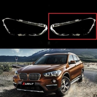 BMW X1 F48 (2016-2019) - Kairės pusės žibinto stiklas
