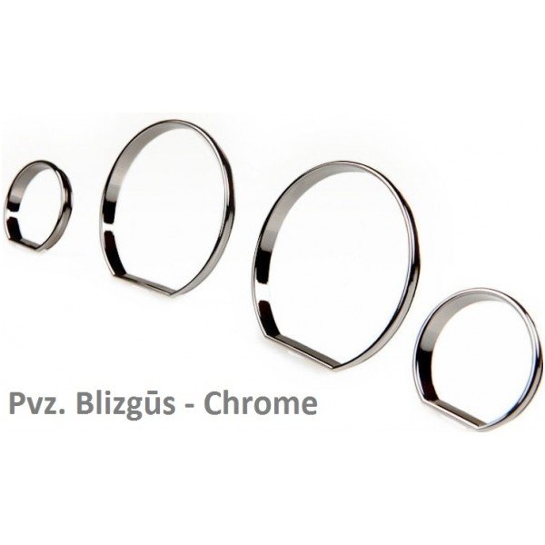 BMW CHROME 3 e46 M stiliaus spidometro žiedai 3