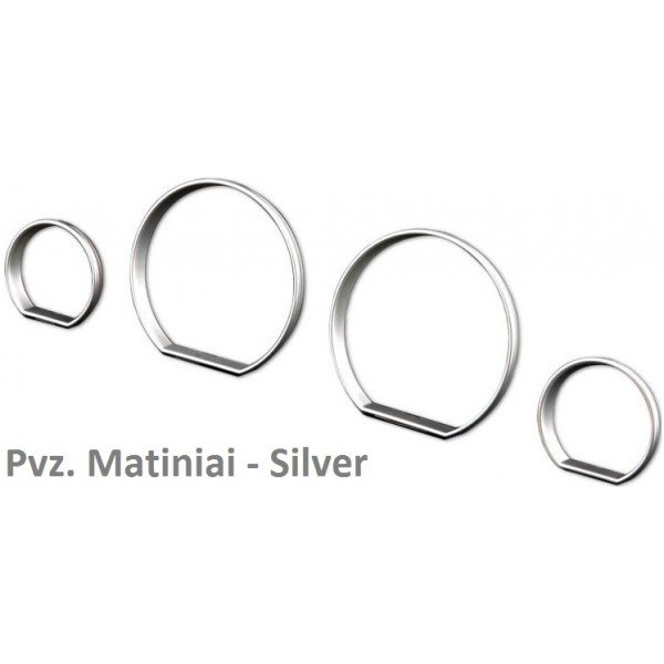 BMW MATINIAI 5 e60, e61 M stiliaus spidometro žiedai 1 BMW MATINIAI 5 e60, e61 M stiliaus spidometro žiedai 1