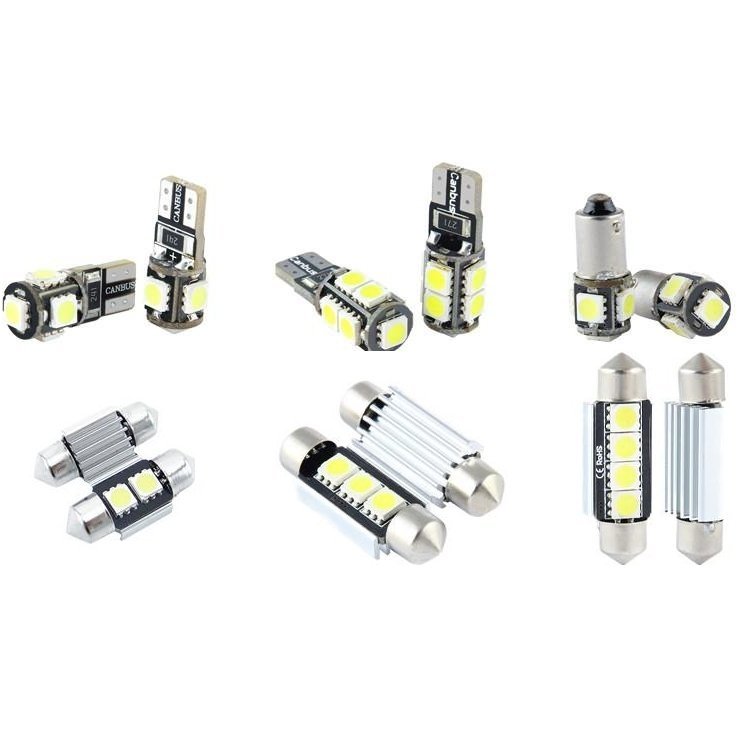 BMW X3 E83 LED salono apšvietimo lempučių komplektas 5 BMW X3 E83 LED salono apšvietimo lempučių komplektas 5