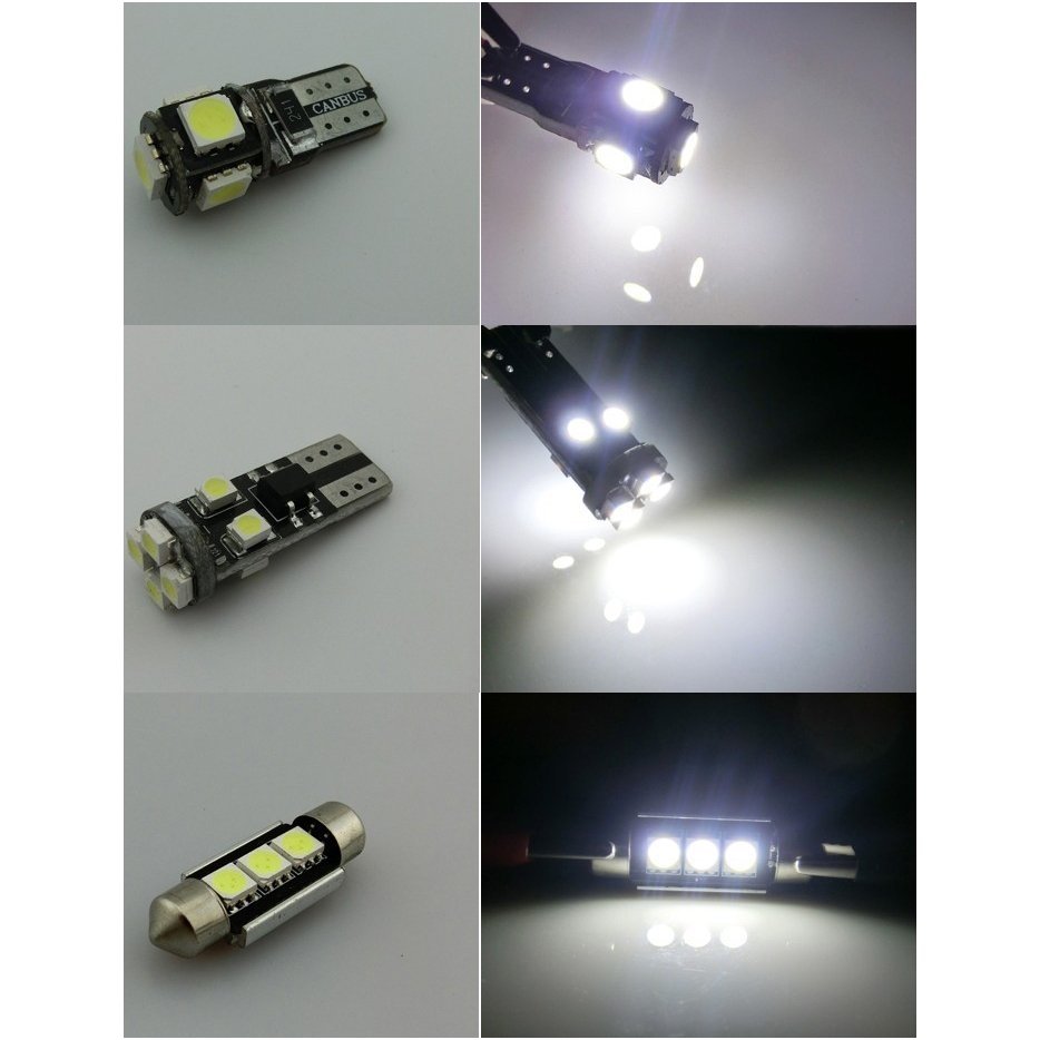 BMW 5 E39 LED salono apšvietimo lempučių komplektas 3 BMW 5 E39 LED salono apšvietimo lempučių komplektas 3