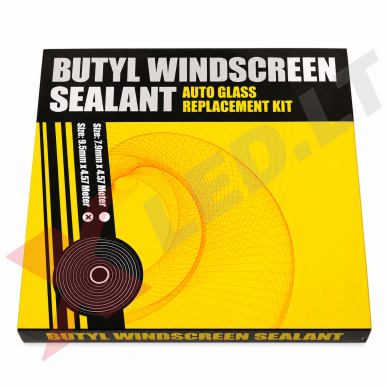 BUTYL Orgavyl žibintų sandarinimo klijų juosta 10mm x 4.75m