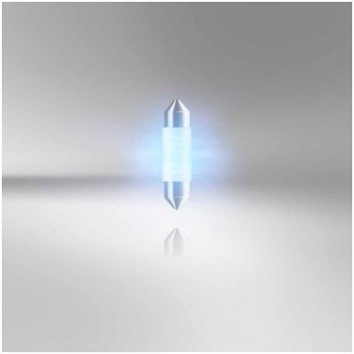 Led lemputė C5W/F10 OSRAM Ice White LED, 36mm, 6700K 12V 0,5W, 6436BL-01B, 4052899358157 2