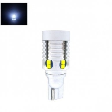 XLED +800% 1500LM CAN-BUS W16W 921 - T15 ZES 12 SMD LED 6000k balta lemputė į atbulinį žibintą
