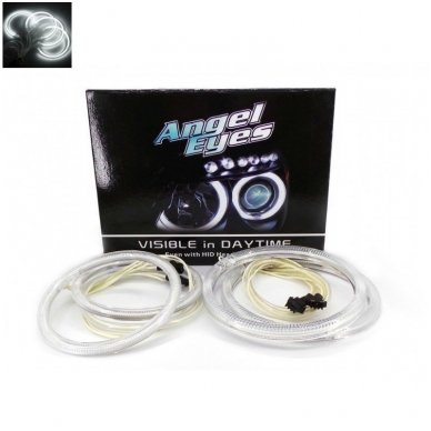 CCFL Angel Eyes balti šviesos žiedai BMW E46 Compact / E83 / E87 be lešio / E90 be lešio