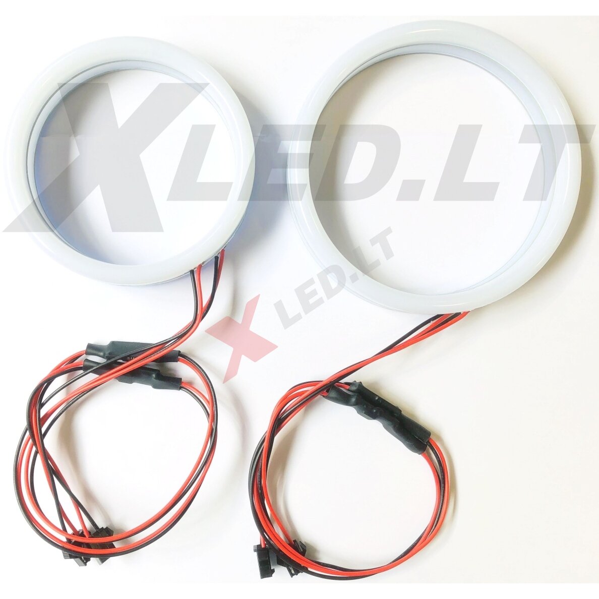 COTTON LED BMW 5 E60 iki LCI / 1 E81 E82 E87 E88 Angel Eyes balti šviesos žiedai 1